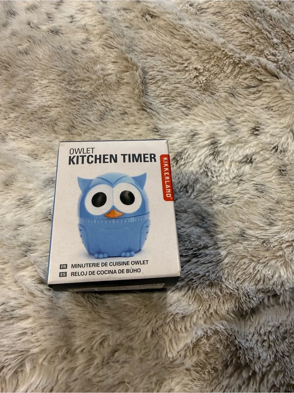 Kikkerland Blue Owl Kitchen Timer